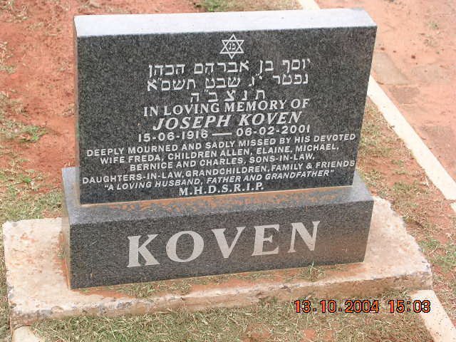 KOVEN Joseph 1916-2001