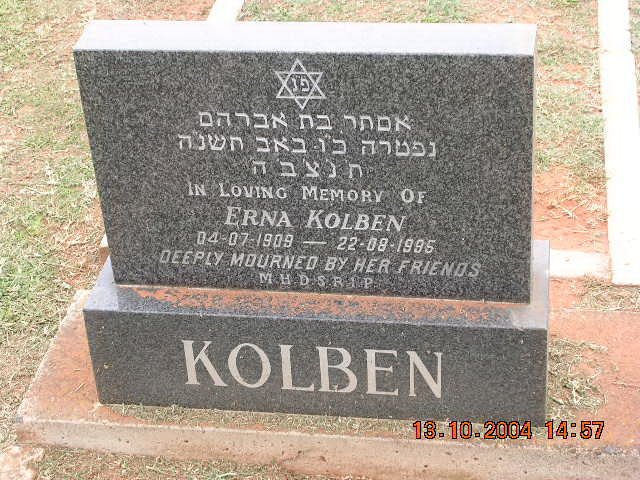 KOLBEN Erna 1909-1995