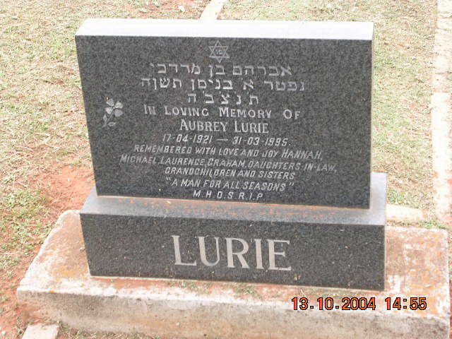 LURIE Aubrey 1921-1995