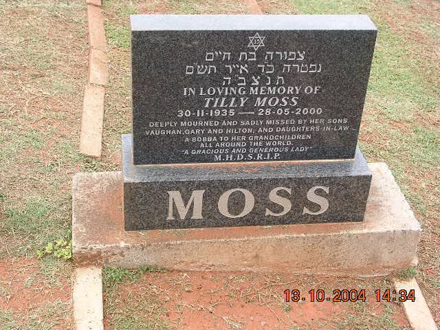 MOSS Tilly 1935-2000