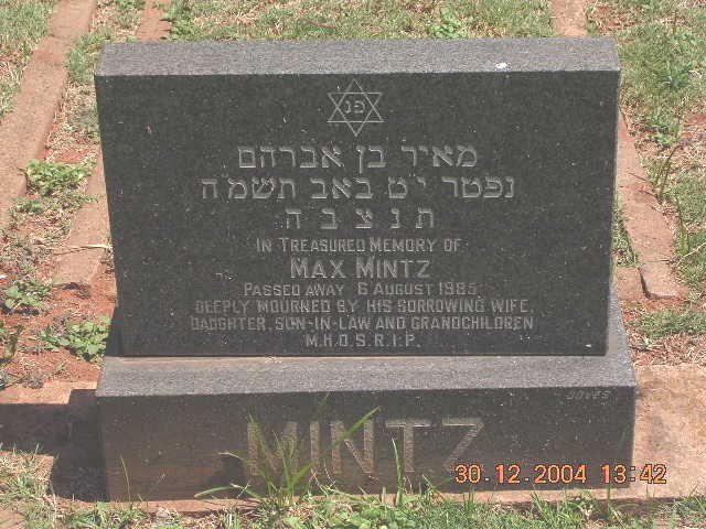 MINTZ Max -1985