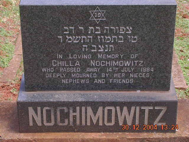 NOCHIMOWITZ Chilla -1984