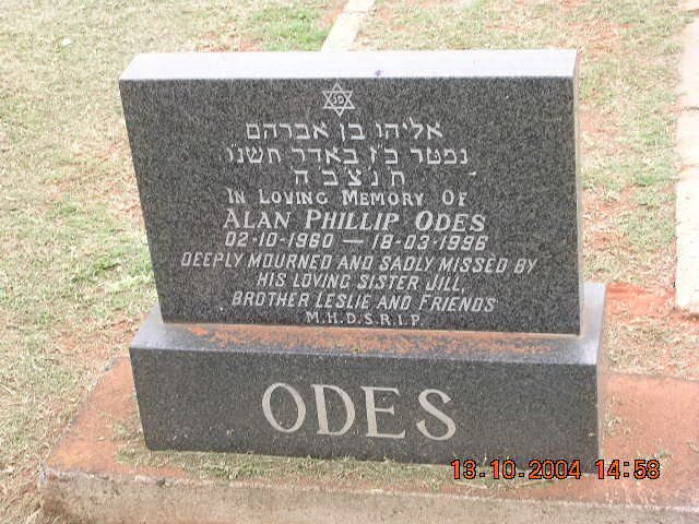 ODES Alan Phillip 1960-1996