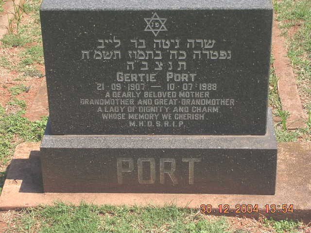 PORT Gertie 1907-1988