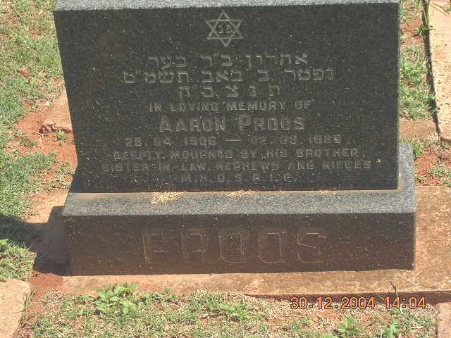 PROOS Aaron 1906-19??