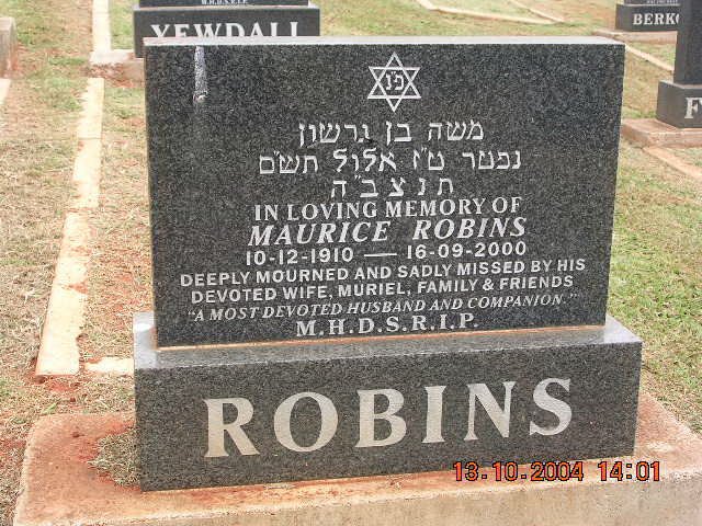 ROBINS Maurice 1910-2000