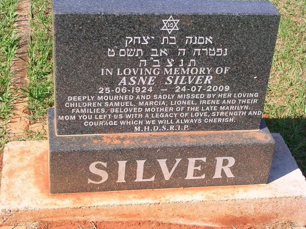 SILVER Asne 1924-2009