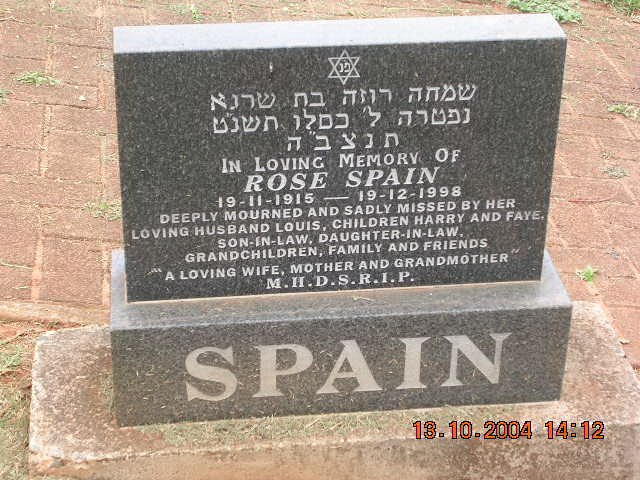SPAIN Rose 1915-1998
