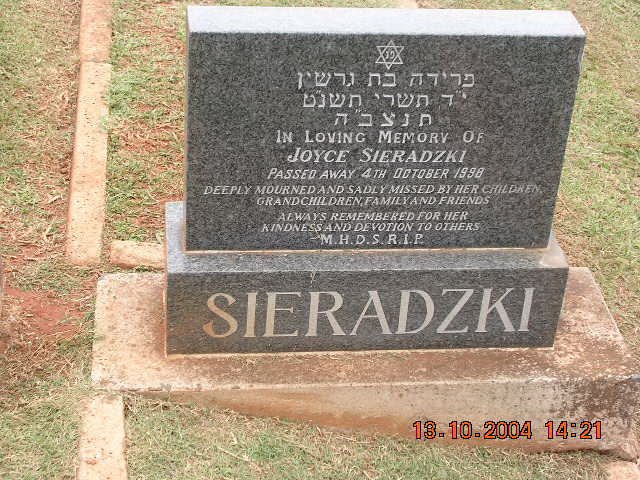 SIERADZKI Joyce -1998