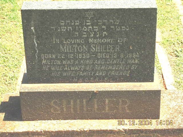 SHILLER Milton 1930-1994