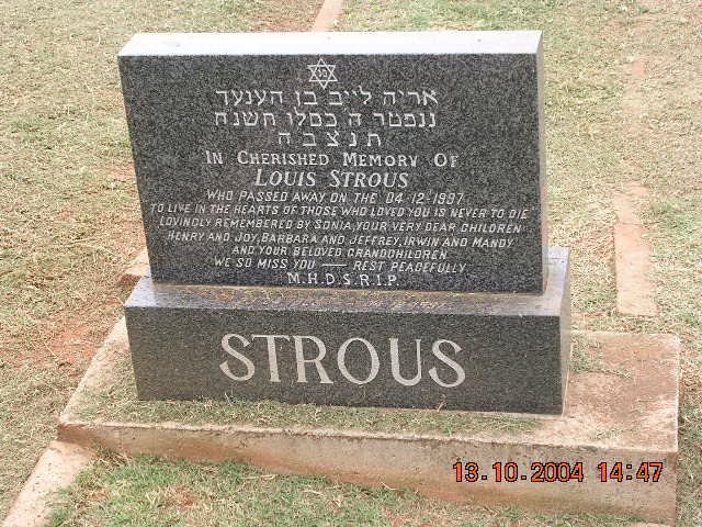 STROUS Louis -1997