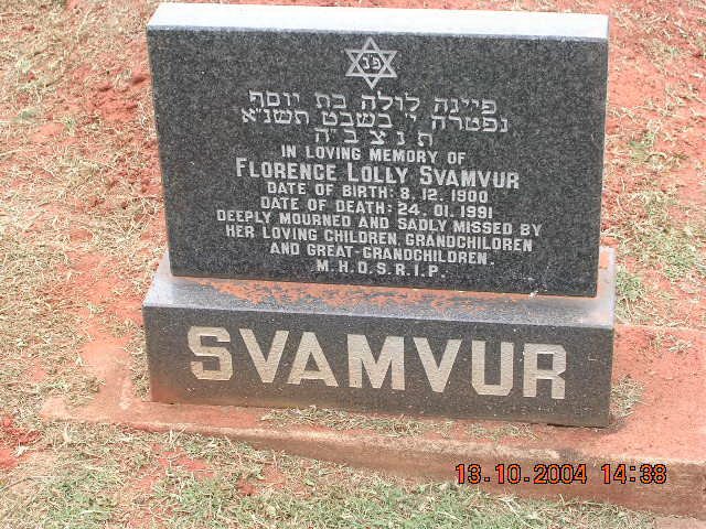 SVAMVUR Florence Lolly 1900-1991