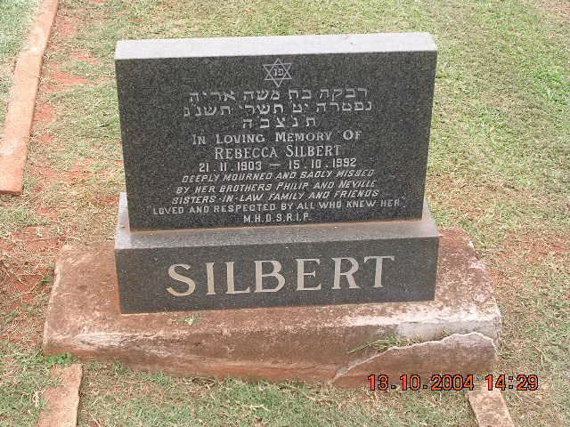 SILBERT Rebecca 1903-1992