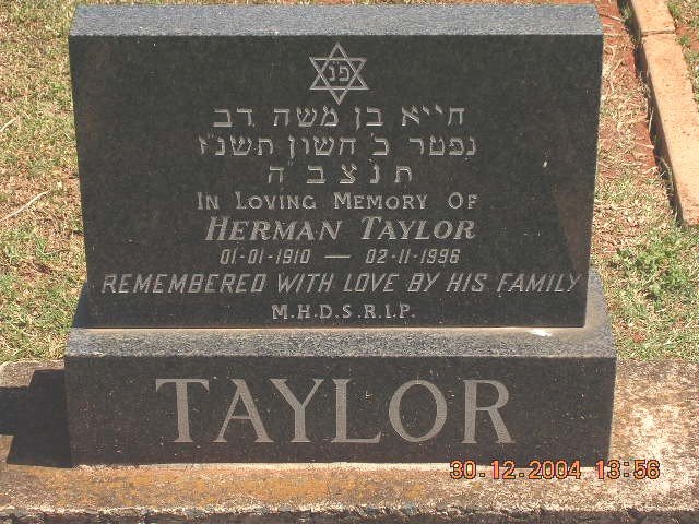 TAYLOR Herman 1910-1996