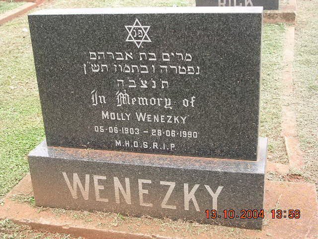 WENEZKY Molly 1903-1990