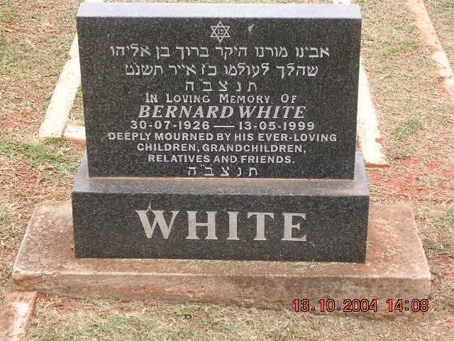 WHITE Bernard 1926-1999