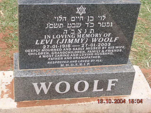 WOOLF Levi 1916-2003