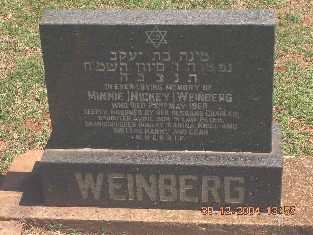 WEINBERG Minnie -1988