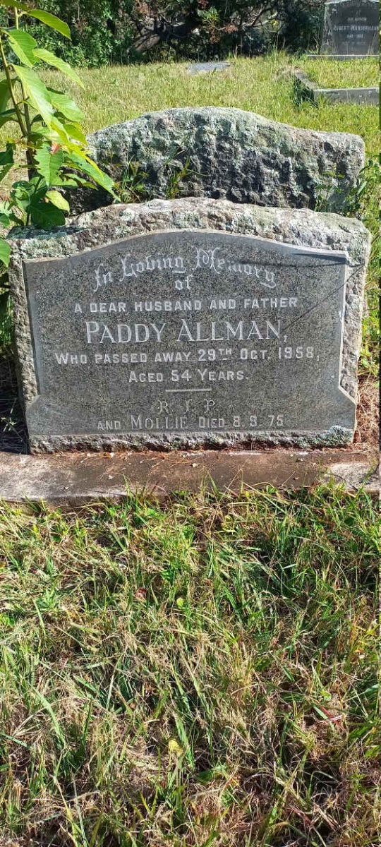 ALLMAN Paddy -1958 & Mollie -1975