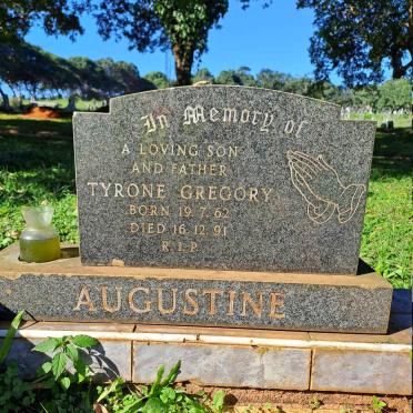 AUGUSTINE Tyrone Gregory 1962-1991