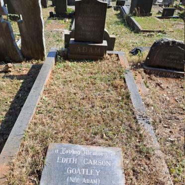 ADAM James William 1907-1977 :: GOATLEY Edith Carson nee ADAM 1908-1988 _1