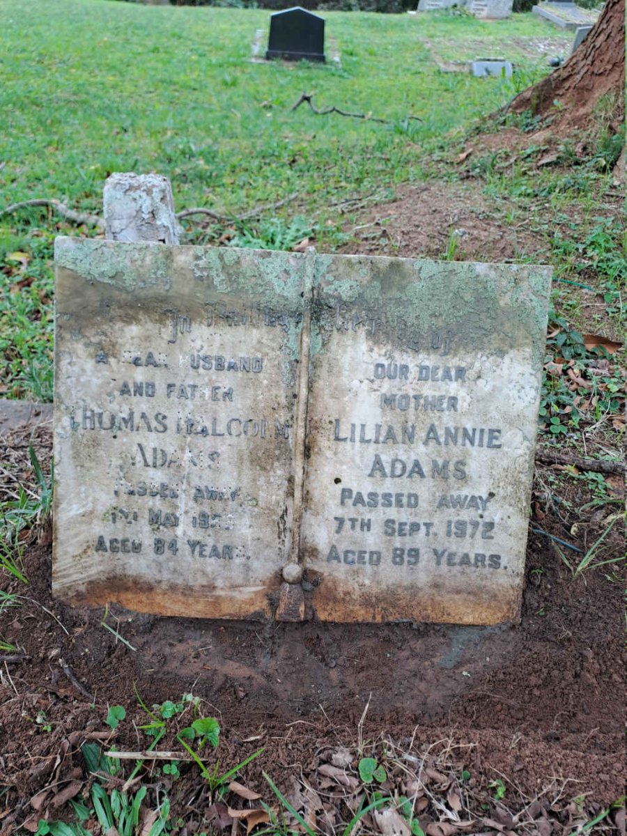 ADAMS Thomas Malcolm -19? & Lilian Annie -1972