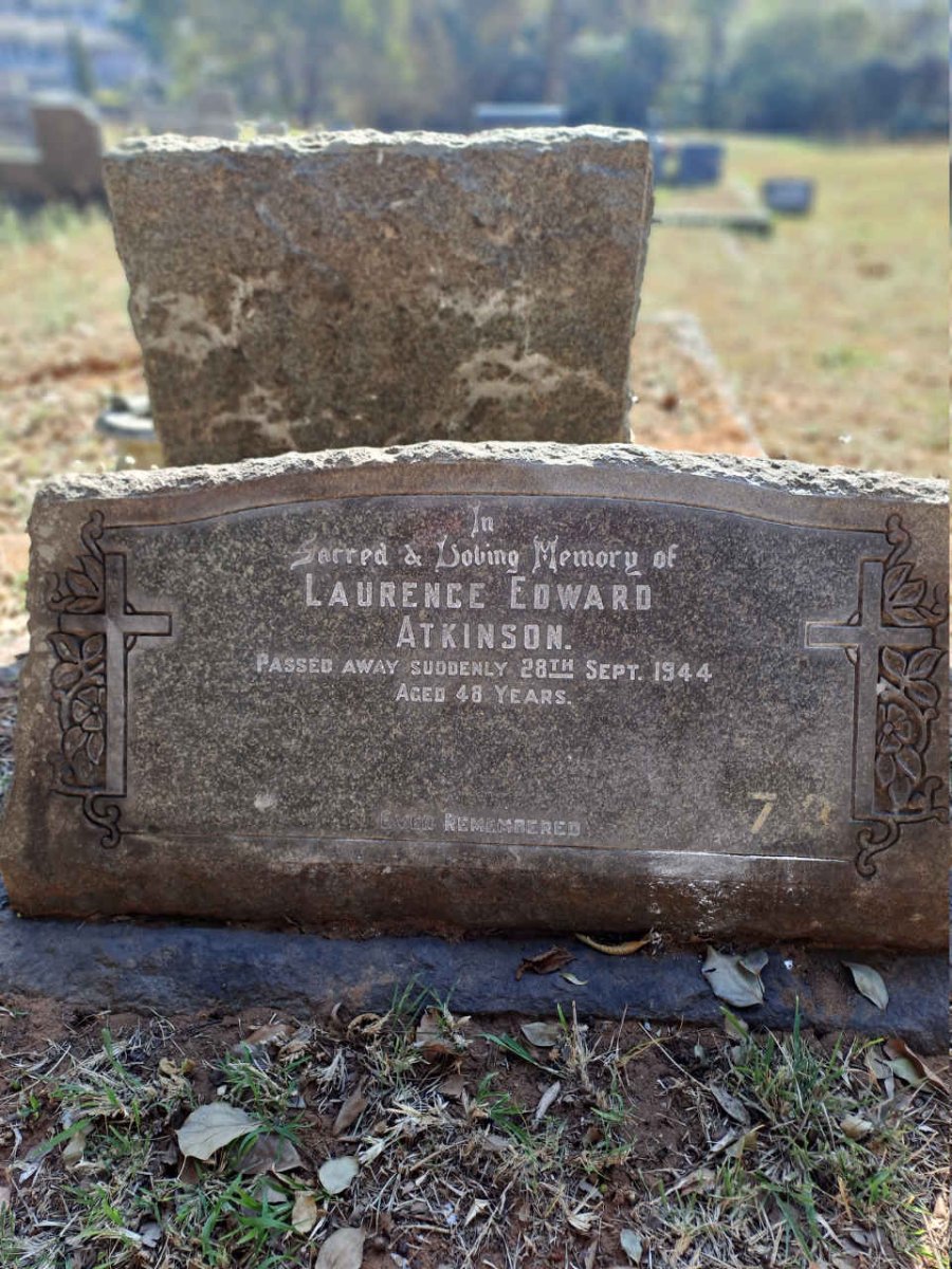 ATKINSON Laurence Edward -1944