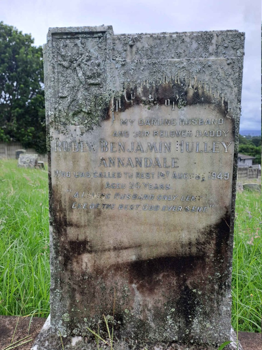 ANNANDALE Ruben Benjamin Hulley -1949