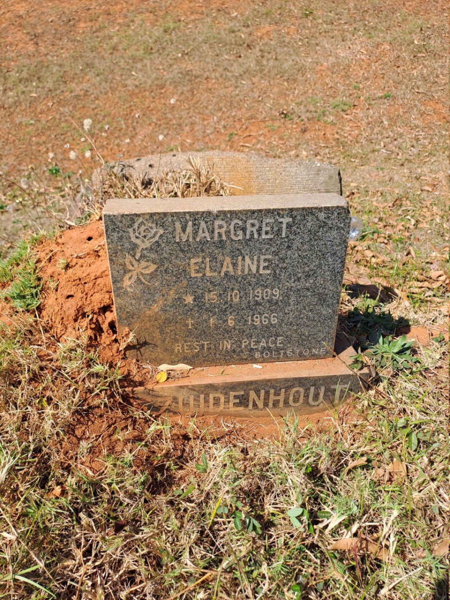 BEZUIDENHOUT Margret Elaine 1909-1966