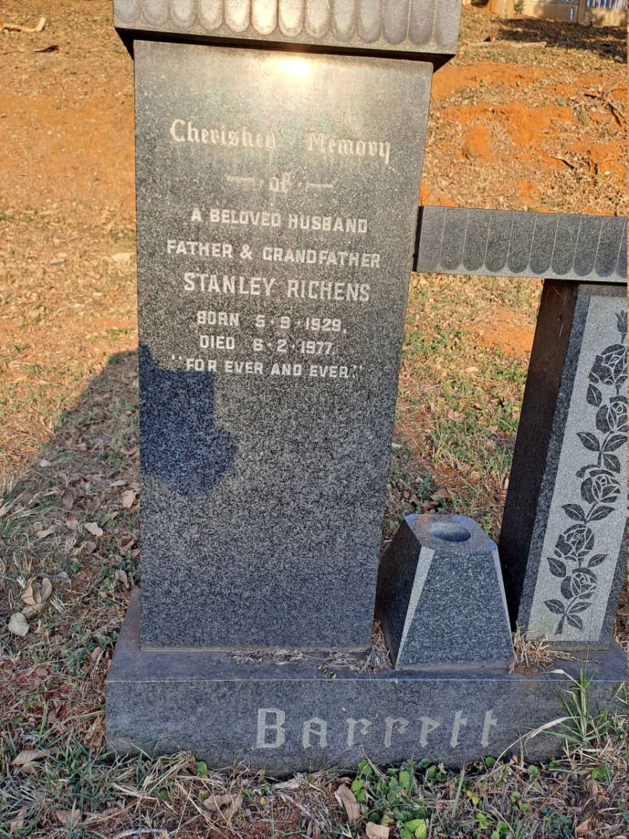 BARRETT Stanley Richens 1929-1977