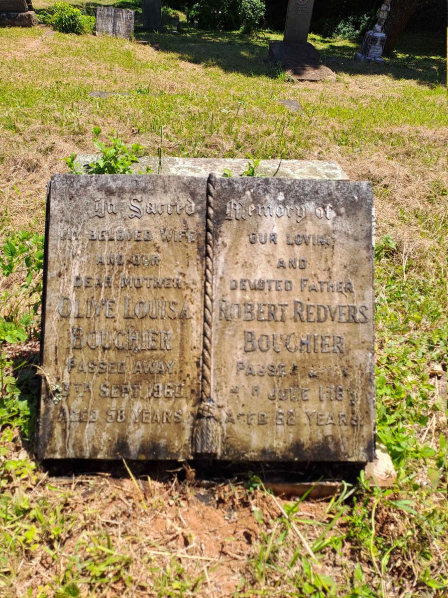 BOUCHIER Robert Redvers -196? & Olive Louisa -1960