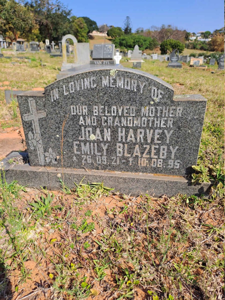 BLAZEBY Joan Harvey Emily 1921-1995