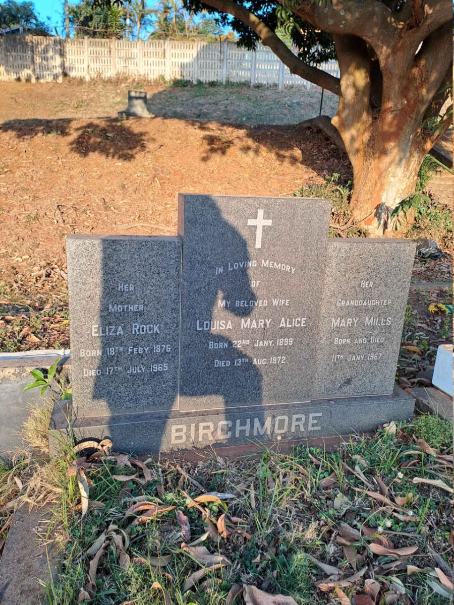 BIRCHMORE Louisa Mary Alice 1899-1972 :: ROCK Eliza 1876-1965 :: MILLS Mary -1967