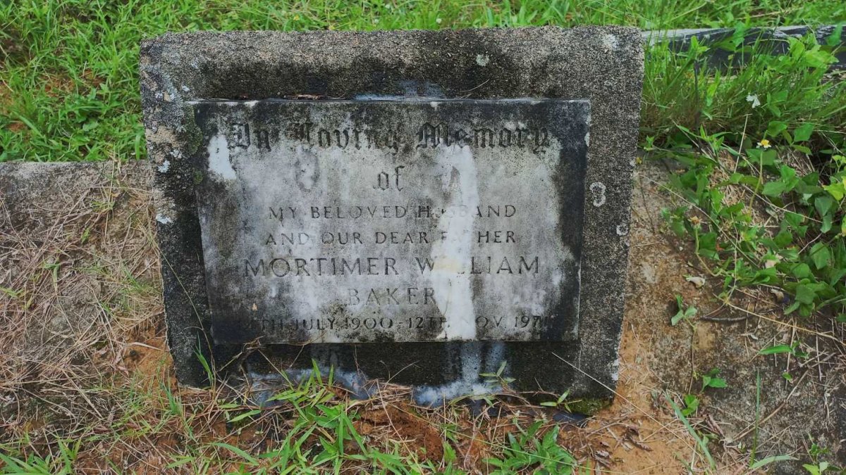 BAKER Mortimer William 1900-1971