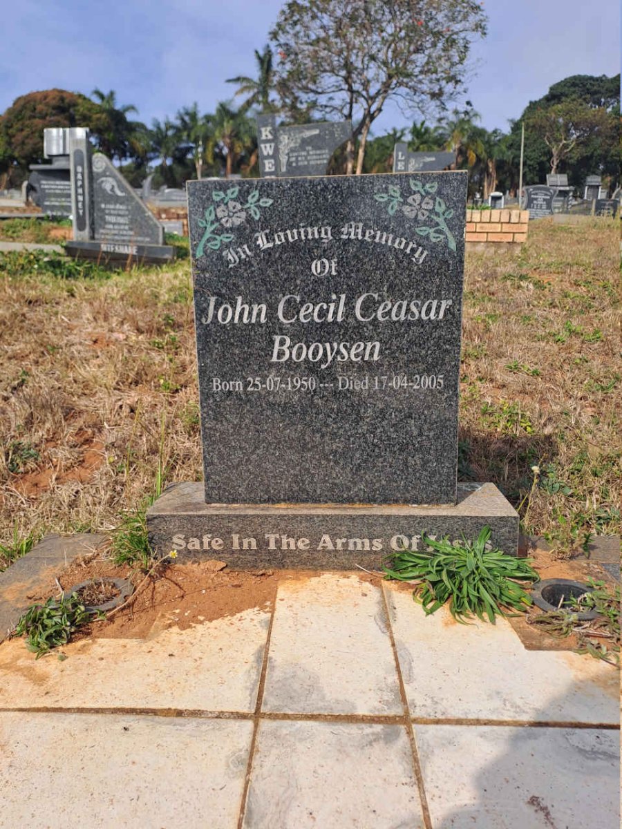 BOOYSEN John Cecil Ceasar 1950-2005