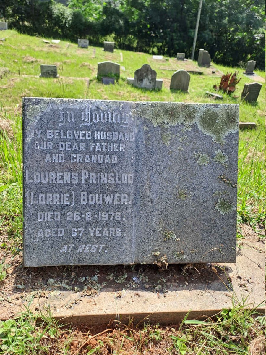 BOUWER Lourens Prinsloo -1976
