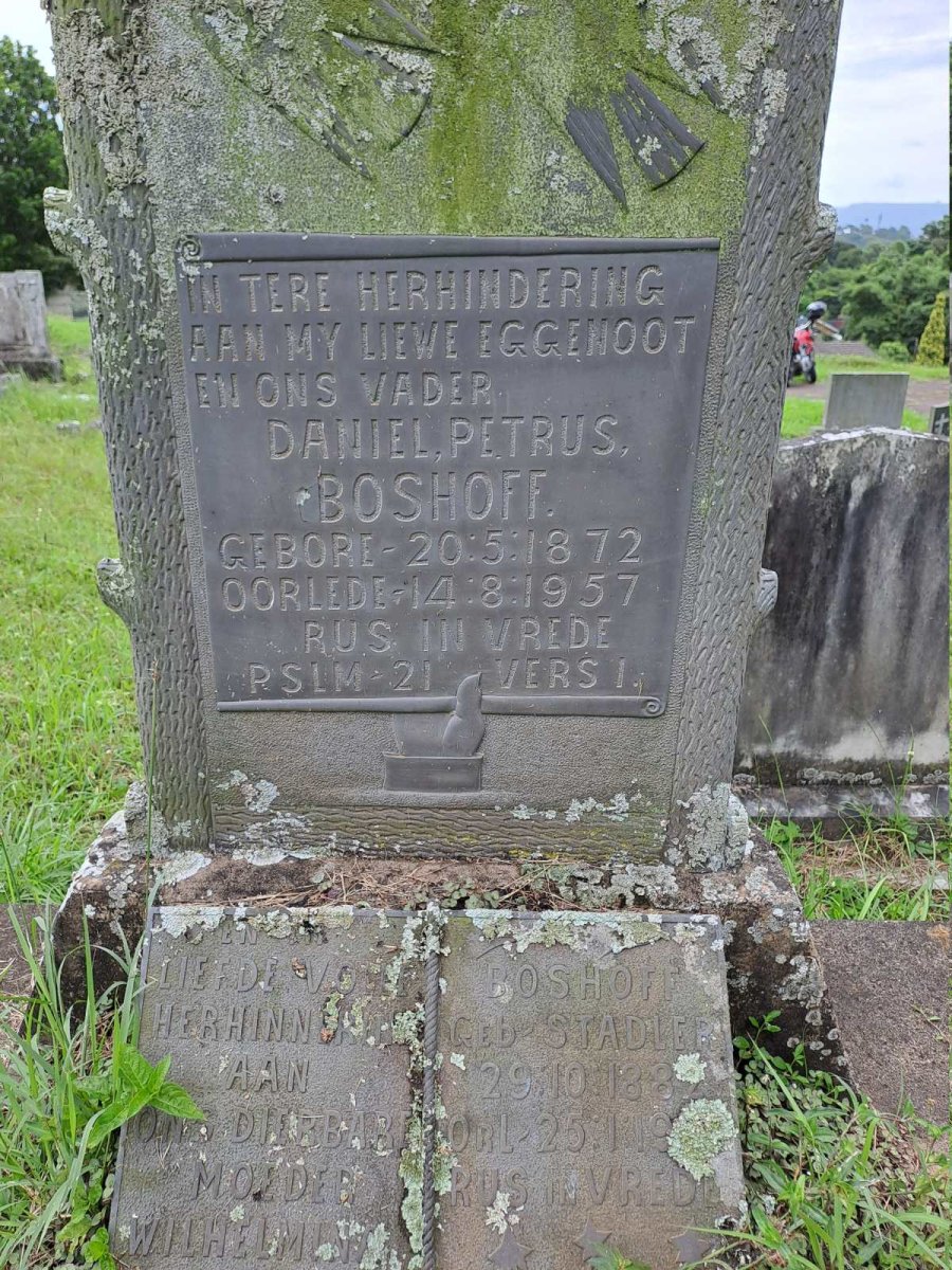 BOSHOFF Daniel Petrus 1872-1957