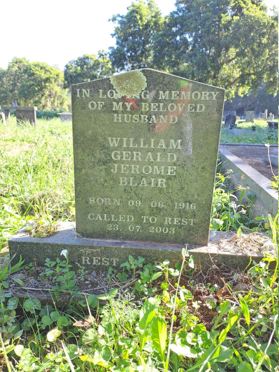 BLAIR William Gerald Blair 1916-2003
