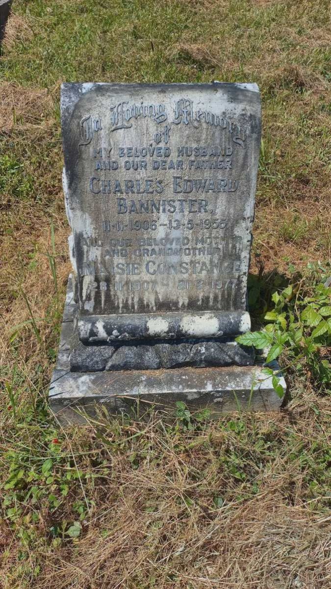BANNISTER Charles Edward 1906-1955 & Maise Constance 1907-1977