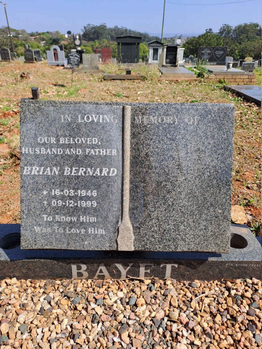 BAYET Brian Bernard 1946-1999