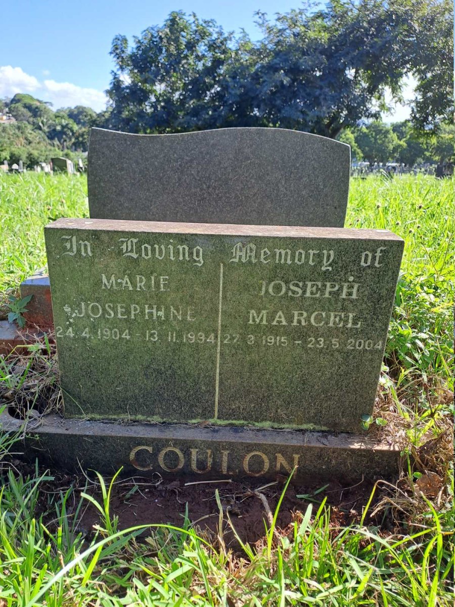 COULON Joseph Marcel 1915-2004 :: COULON Marie Josephine 1904-1994