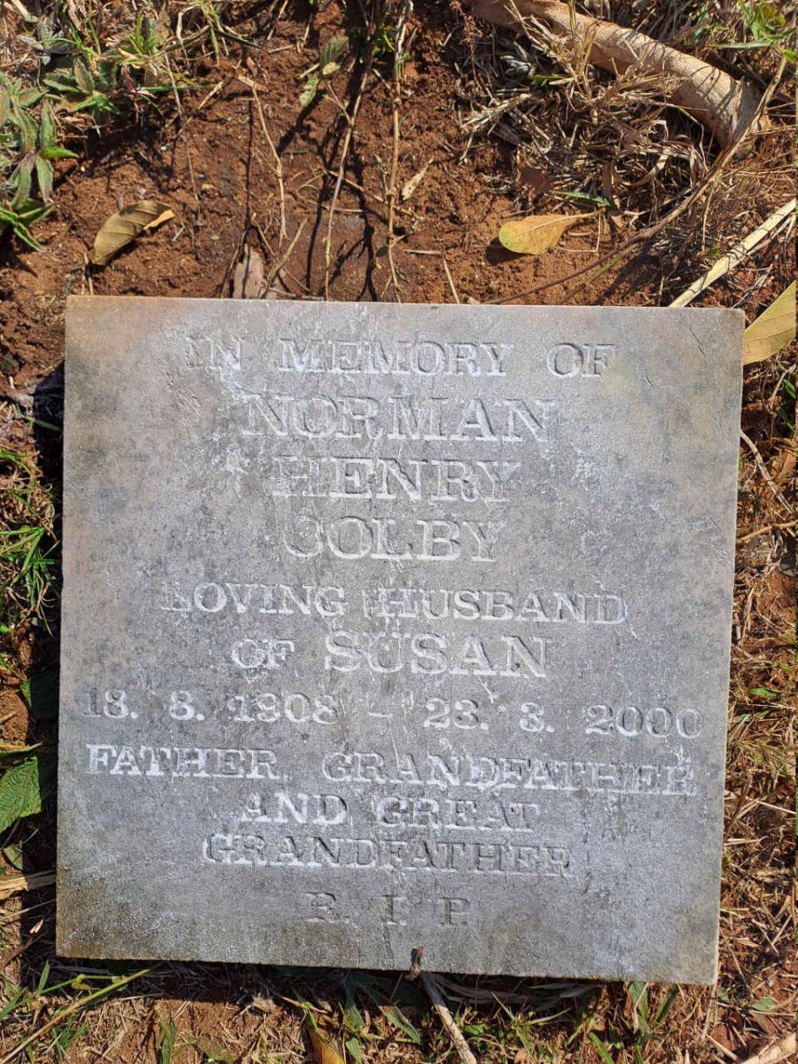 COLBY Norman Henry 1908-2000