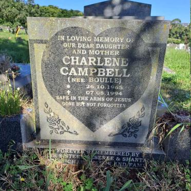 CAMPBELL Charlene nee BOULLE 1965-1994