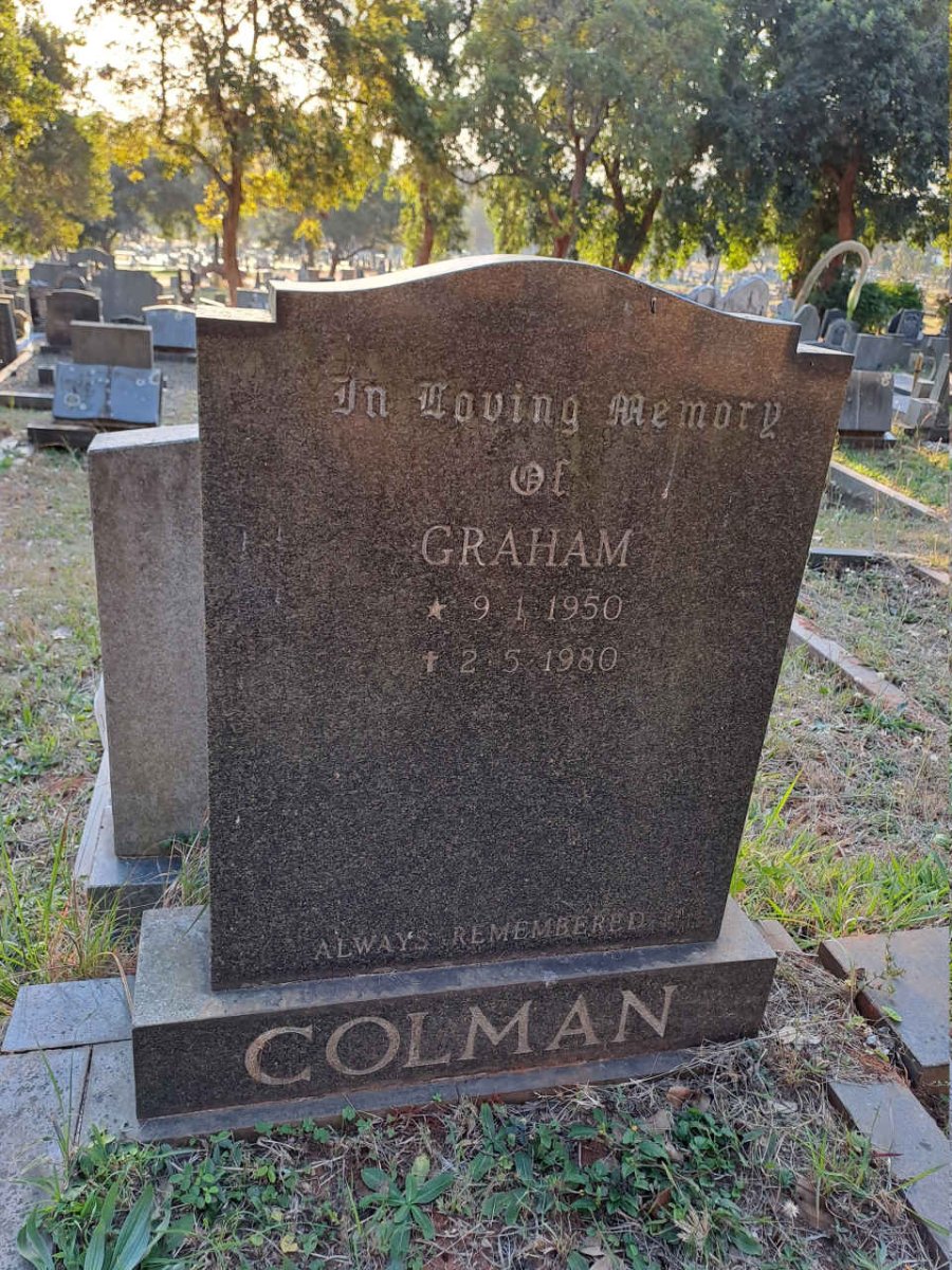 COLMAN Graham 1950-1980