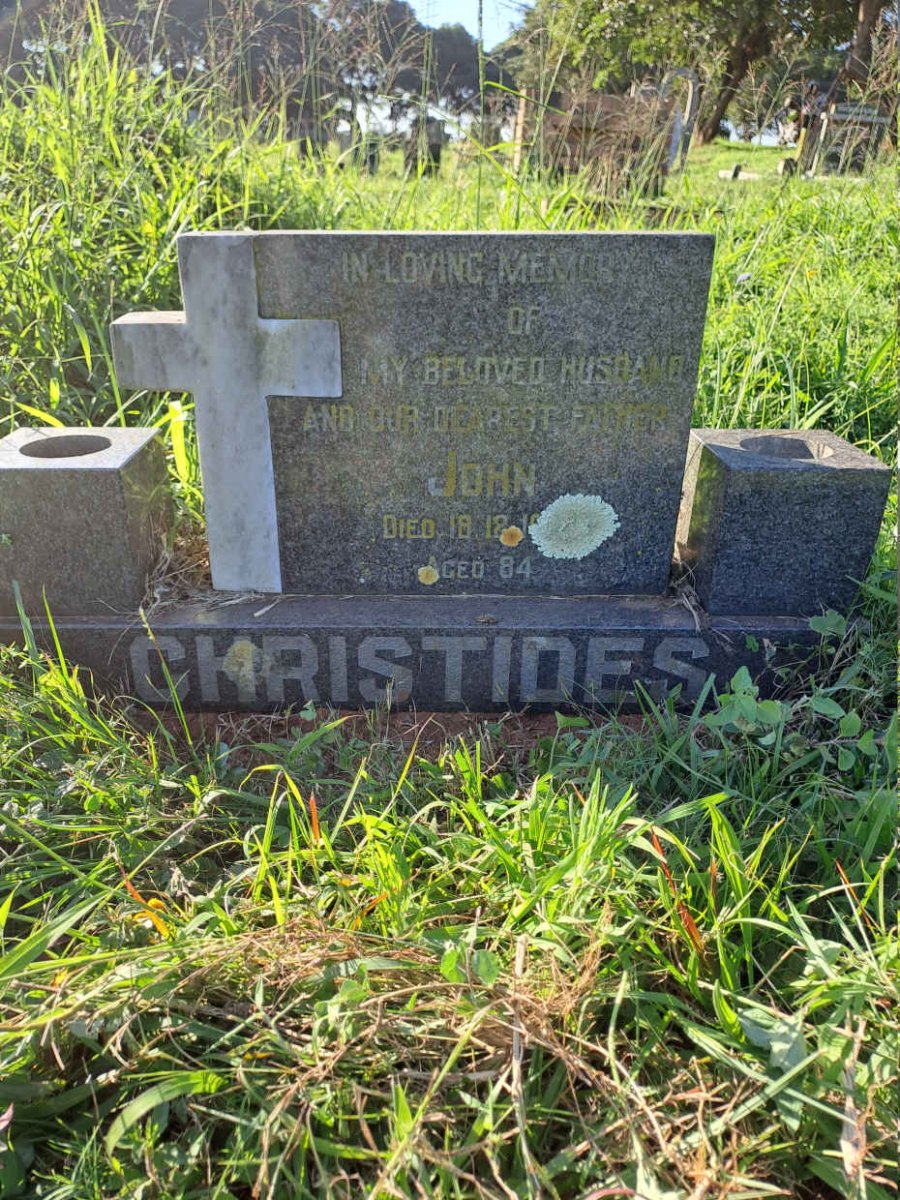 CHRISTIDES John -1996
