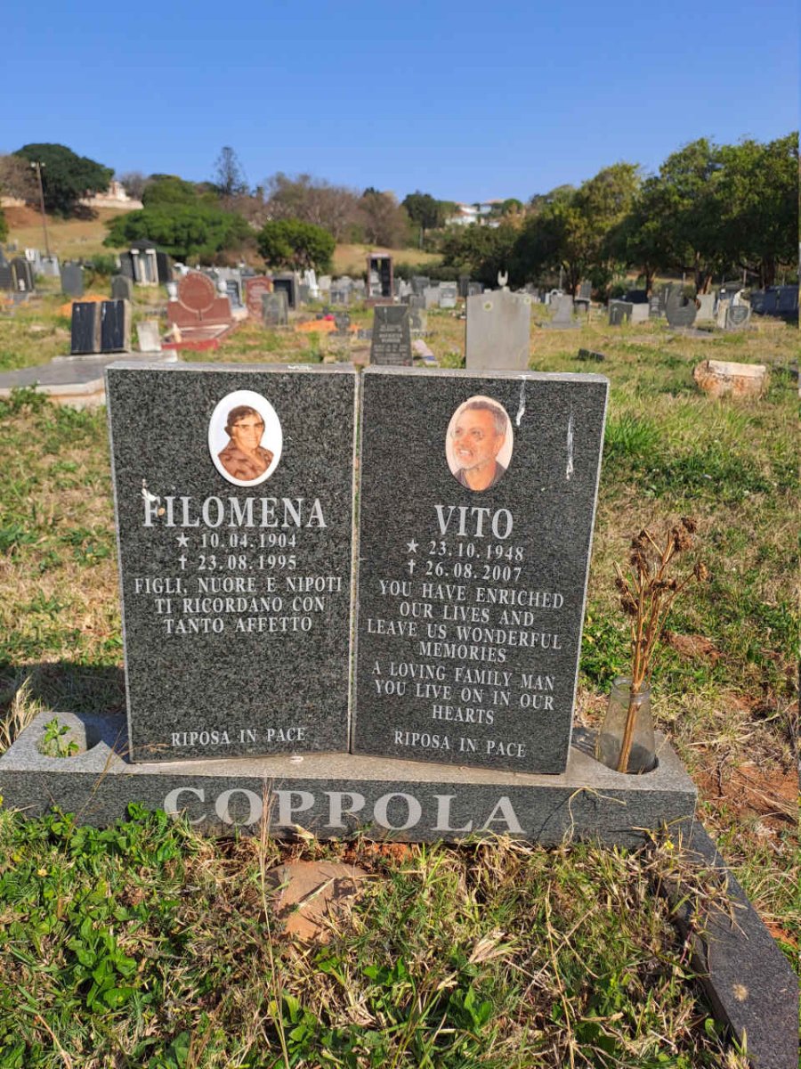 COPPOLA Vito 1948-2007 & Filomena 1904-1995