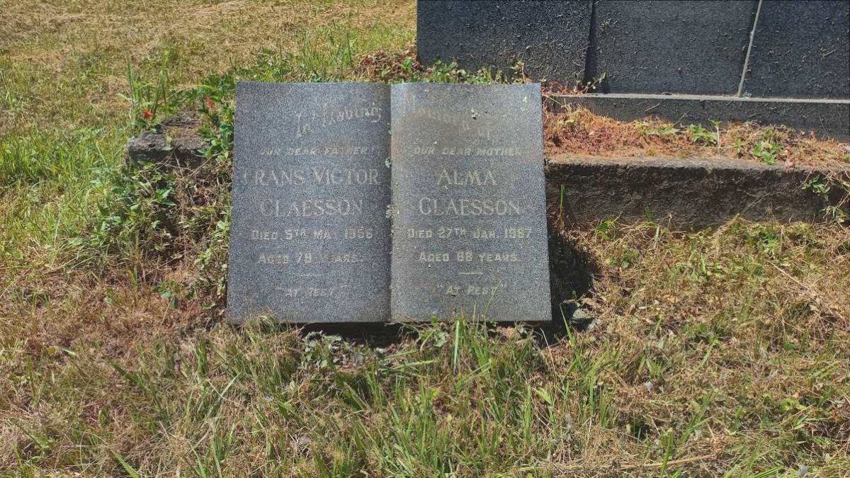 CLAESSON Frans Victor -1956 & Alma -1967