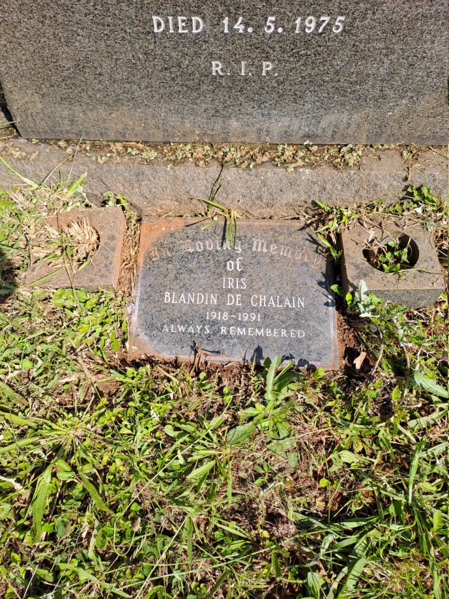 CHALAIN Iris Blandin, de 1918-1991