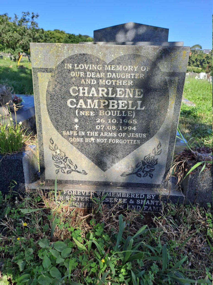 CAMPBELL Charlene nee BOULLE 1965-1994