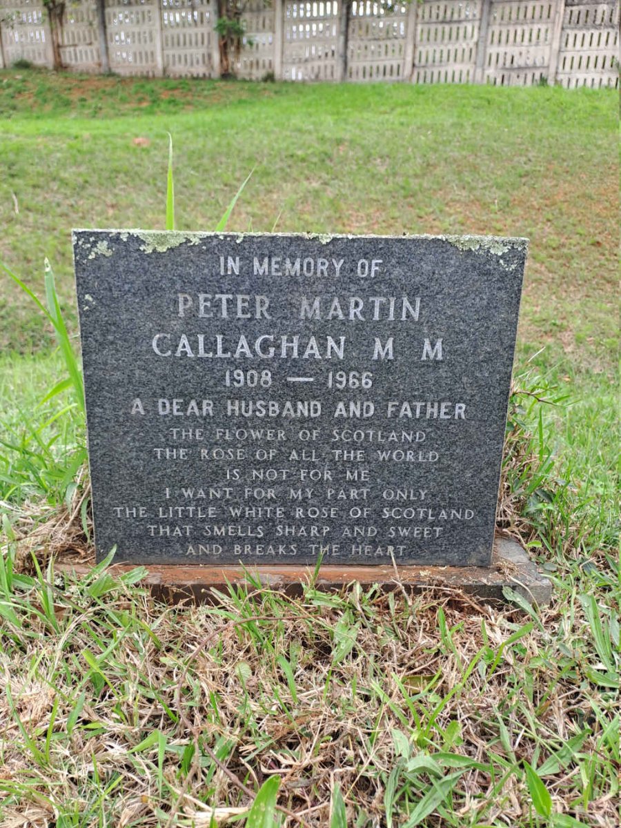 CALLAGHAN Peter Martin 1908-1966